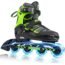 Nyctus Inline Skates for Boys and Men, Kids Roller Blades Adult Male Boys Ages 8-12, Patines para Adultos Hombre