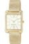 Nine West Women's Gold-Tone and Black Strap Watch, NW/2346GPBK