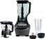 Ninja BL770AMZ Mega Kitchen System, 72 oz. Pitcher, 8-Cup Food Processor, 16 oz. Single Serve Cup, 1500-Watt, Black