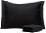 NTBAY 100% Brushed Microfiber Standard Pillow Shams Set of 2, Super Soft and Cozy, Wrinkle, Fade, Stain Resistant 20x26 Inches Oxford Pillowcases, Navy