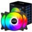 PCCOOLER 120mm Case Fan 3 Pack Magic Moon Series, PC-FX120 High Performance Cooling PC Fans - RGB Case Fans with Hydraulic Bearing - Low Noise Computer Fans for PC Case