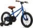 Petimini 16 Inch Kids Bike for 4 5 6 7 8 Years Old Little Boys Girls Retro Vintage BMX Style Bicycles with Training Wheels, Silvery