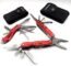 Combination Multitool and Swiss Style Multi Function Pocket Knife Set. 13 Tools in 1 Plus Knife. Each with Durable Sheath Stainless Steel Blades Everyday Use Hiking Outdoor Boating Great Gift.