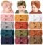 Prohouse 12 Pack Baby Nylon Headbands Hairbands Hair Bow Elastics Handmade Hair Accessories for Baby Girls Newborn Infant Toddlers Kids