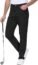 Rdruko Men's Stretch Golf Pants Quick Dry Lightweight Casual Dress Pants with Pockets(Black,US 40)