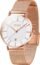 Womens White Face Watches Rose Gold Watches for Women Waterproof Women's Minimalist Watches Mesh Bracelet Ladies Watches for Small Wrists Inexpensive Women Fashion Watches relojes para Mujer