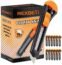 REXBETI 12-Pack Utility Knife, Retractable Box Cutter for Cartons, Cardboard and Boxes, 18mm Wider Razor Sharp Blade, Smooth Mechanism, Perfect for Office and Home use