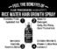 Rice Water Hair Growth Spray. Vegan Hair Thickening Moisturizing, Hydrating Volumizer Sprays For Men, Women with Vitamin B, C, Aloe Vera. Leave in Fermented Mist For Dry, Frizzy, Weak Hair. Unscented