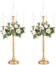Romadedi Candelabra Gold Candle Stand: 28'' Tall 5-Branch Candlestick Holder for Wedding Centerpiece Decor Christmas Holiday Event Reception Decoration