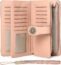 SENDEFN Wallets for Women Leather Credit Card Holder with RFID Blocking Large Capacity Wristlet