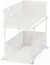 Simple Houseware 2 Tier Sliding Cabinet Basket Organizer Drawer, White