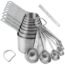 Smithcraft Measuring Cups Set, 18/8 Stainless Steel Measuring Cups Set of 8 for Baking or Kitchen Measure Tools