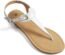 Soles & Souls Flat T-Strap Thong Sandal for Women, Brown-1, 8