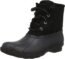 Sperry womens Top-sider Women's Saltwater Rain Boots, Black/Grey, 8.5 US