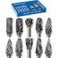 Sworker Carbide Burr Set Compatible with Dremel 1/8