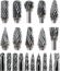 Sworker Carbide Burr Set Compatible with Dremel 1/8