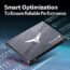 TEAMGROUP T-Force Vulcan Z 512GB SLC Cache 3D NAND TLC 2.5 Inch SATA III Internal Solid State Drive SSD (R/W Speed up to 530/470 MB/s) T253TZ512G0C101