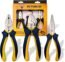 Texas Best 6 Inch 3 PC Plier Set | Combination Plier | Long Nose Plier | Diagonal Cutting Plier | Premium Alloy Steel Construction | Rust Resistance Micro Finish | Ergonomic Non Slip Soft Grip Handle