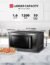 TOSHIBA ML-EM45P(BS) Countertop Microwave Oven with Smart Sensor and Position Memory Turntable, Memory Function, 1.6 Cu.ft with 13.6