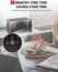 TOSHIBA ML-EM45P(BS) Countertop Microwave Oven with Smart Sensor and Position Memory Turntable, Memory Function, 1.6 Cu.ft with 13.6