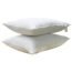 downluxe King Size Down Alternative Pillows Set of 2 - 100% Breathable Cotton Cover, Premium Hotel Collection Soft Bed Pillows for Sleeping, 20 X 36