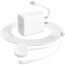 USB C Charger for Apple Watch, RICHMORE 20W PD Fast Wall Charger 2 in 1 Magnetic Smart iWatch Charger Cable 5FT Compatible with Apple Watch Series 8/SE/7/6/5/4 & iPhone 14/13/12/Pro/Max/X (White)