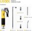 UTOOL Grease Gun, 7000 PSI Heavy Duty Pistol Grip Grease Gun Set with 14 oz Load, 18 Inch Spring Flex Hose, 2 Working Coupler, 2 Extension Rigid Pipe and 1 Sharp Type Nozzle Included, Yellow