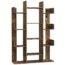 VASAGLE Bookcase, 5-Tier Bookshelf, Display Shelf and Room Divider, Freestanding Decorative Storage Shelving, Rustic Brown ULBC62BX