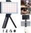Photography Video Lighting Kit, LED Studio Streaming Lights W/70 Beads & Color Filter for Camera Photo Desktop Video Recording Filming Computer Conference Game Stream YouTube TikTok Portrait Shooting
