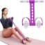 Upgraded Version of 4-Tube Pedal Resistance Band, Multifunctional Pull Rope Fitness Equipment, Suitable for Abdominal, Waist, arm/Leg Stretching, Yoga Stretching and Body Shaping Training.