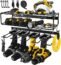 WASAIT Power Tool Organizer and Storage Rack Cordless Drill Tools Organizers Holder Garage Tool Storage Metal Wall Mounted for Handheld Power Tools Heavy Duty Floating Tool Shelf