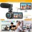 WZX Video Camera Camcorder, Full HD 1080P 30FPS 36MP 16X Digital Zoom Digital Camera,IR Night Vision Vlogging Camera, YouTube Camera with External Microphone, Lens Hood, Stabilizer, Remote Control