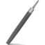 XAQISHIRE 6-inch Flat Medium Cut File, Double Cut Teeth, High Carbon Steel, Single Hand File Without Handle, Suitable for Shaping Metal, Wood, etc.