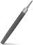 XAQISHIRE 6-inch Flat Medium Cut File, Double Cut Teeth, High Carbon Steel, Single Hand File Without Handle, Suitable for Shaping Metal, Wood, etc.