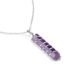 XIANNVXI Amethyst Crystal Necklace Reiki Healing Crystal Stone Point Pendant Necklaces Tree of Life Wire Wrapped Natural Spiritual Hexagonal Gemstone Quartz Necklace Jewelry for Women Girls