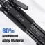 ZIKZOK 75 Inch Camera/Camcorder Tripod, Lightweight Travel Aluminum Cell Phone Video Tripod for DSLR/SLR/DV/GoPro/iPhone with Bag (Weight 2.8Lbs/Load 11Lbs)
