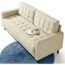 ZINUS Benton Sofa Couch / Grid Tufted Cushions / Easy, Tool-Free Assembly, Dark Grey