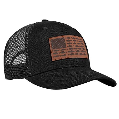 Sombrero de pesca con bandera americana