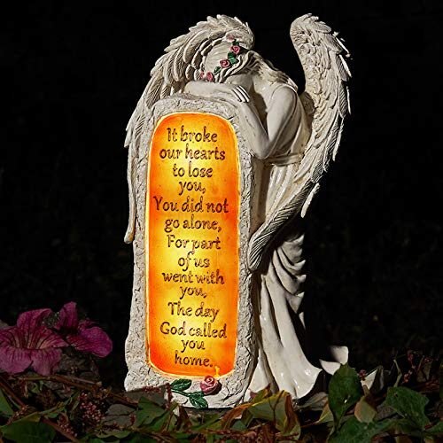 Estatuas de jardín de ángel para decoración al aire libre