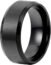 Black Stainless Steel Rings for Men, Fashion Wedding Promise Male Band Rings Set, Simple Cool Spinner Anxiety Rings Pack for Men Women Size 6-11. (1-16 Pcs Black, 11)