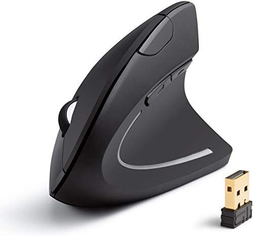 Mouse óptico, ergonómico, vertical e inalámbrico 2.4G de Anker