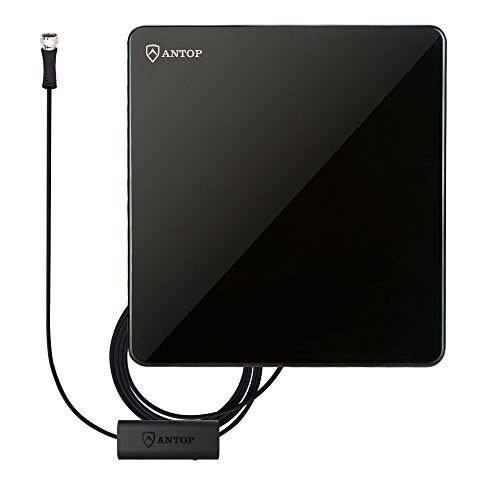 Antena de TV ANTOP para interiores – Antena HDTV amplificada digital de rango