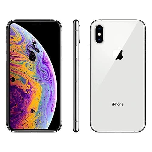 Apple iPhone XS, versión estadounidense, 64 GB, plata, desbloqueado