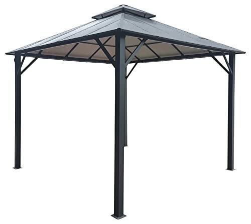 ASTEROUTDOOR – Carpa de techo rígido aislado al aire libre de 10 x 10 para patio