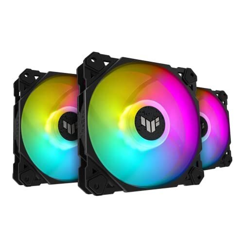 ASUS TUF Gaming TF120 ARGB – Ventilador de chasis de 3 pines personalizables