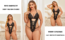 Avidlove Sexy Lingerie For Women Deep V Halter Lingerie Teddy One Piece Bodysuit Lace Babydoll (S, Red)