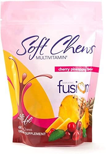 Bariatric Fusion Multivitamínico bariátrico suave con sabor a fruta de cereza y piña