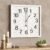 Barnyard Designs Reloj de pared cuadrado de madera decorativo de 26 pulgadas