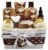 Cesta de regalo de baño y cuerpo para mujeres y hombres, juego de 9 piezas de Vanilla Coconut Home Spa
