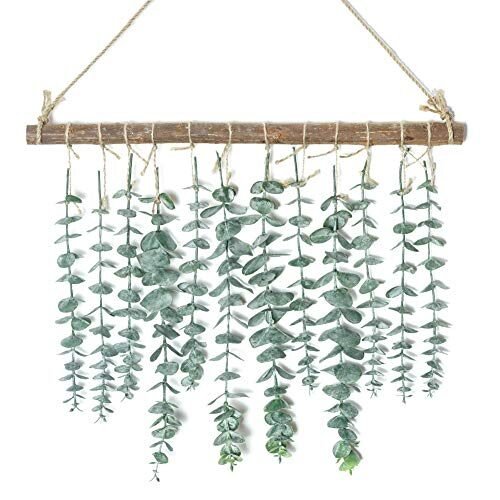 Decoración Artificial de Eucalipto Para Colgar en la Pared